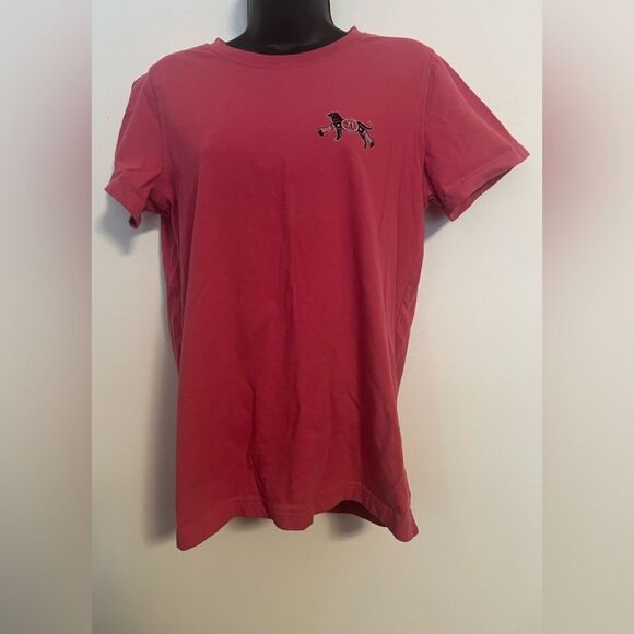 The Black Dog Red Tee with Iconic Logo - Picture 1 of 3